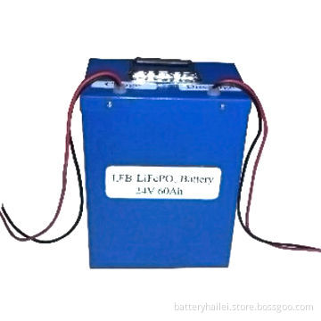 24V/60Ah LiFePO4 Battery Pack, Energy Storage System, RoHS-approved